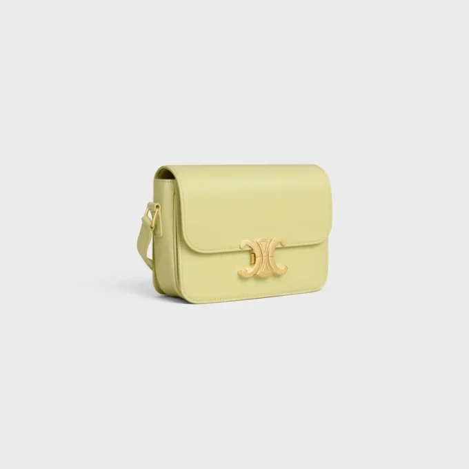 Sac Teen Triomphe en cuir de veau brillant