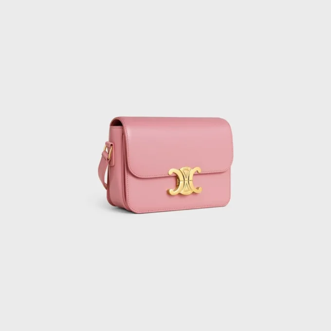 Sac Teen Triomphe en cuir de veau brillant