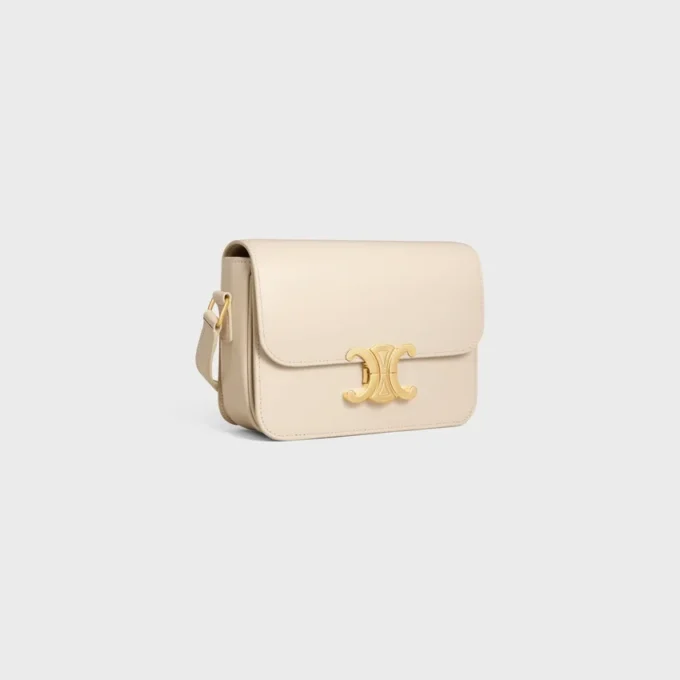 Sac Teen Triomphe en cuir de veau brillant
