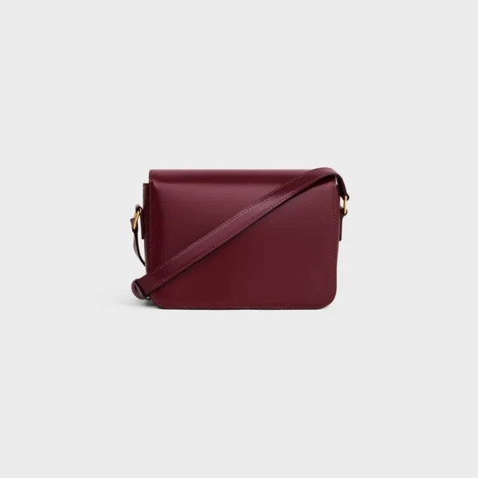 Sac Teen Triomphe en cuir de veau brillant