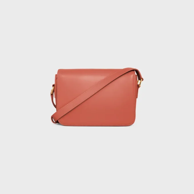 Sac Teen Triomphe en cuir de veau brillant