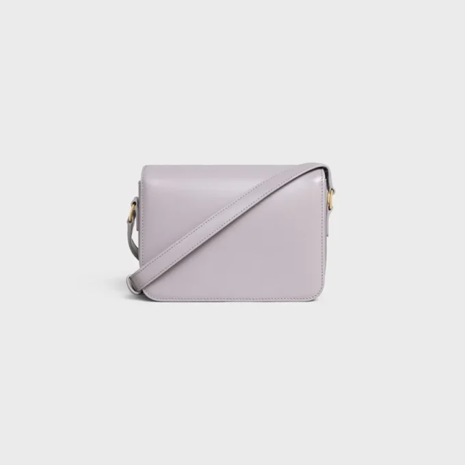 Sac Teen Triomphe en cuir de veau brillant