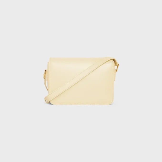 Sac Teen Triomphe en cuir de veau brillant