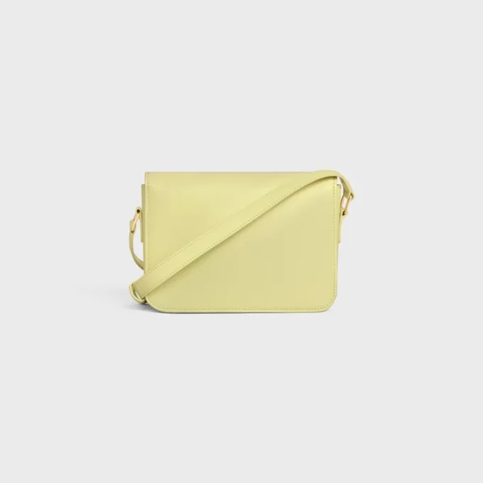 Sac Teen Triomphe en cuir de veau brillant
