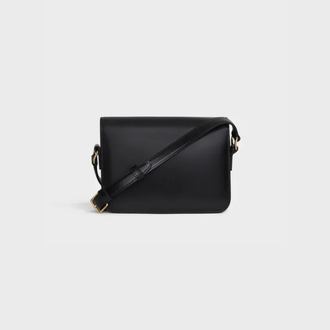 Sac Teen Triomphe en cuir de veau brillant Sac Teen Triomphe en cuir de veau brillant