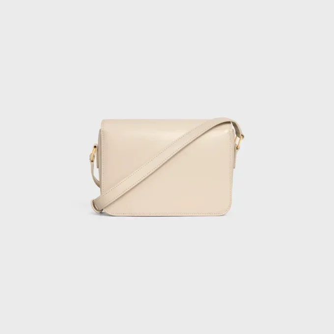 Sac Teen Triomphe en cuir de veau brillant