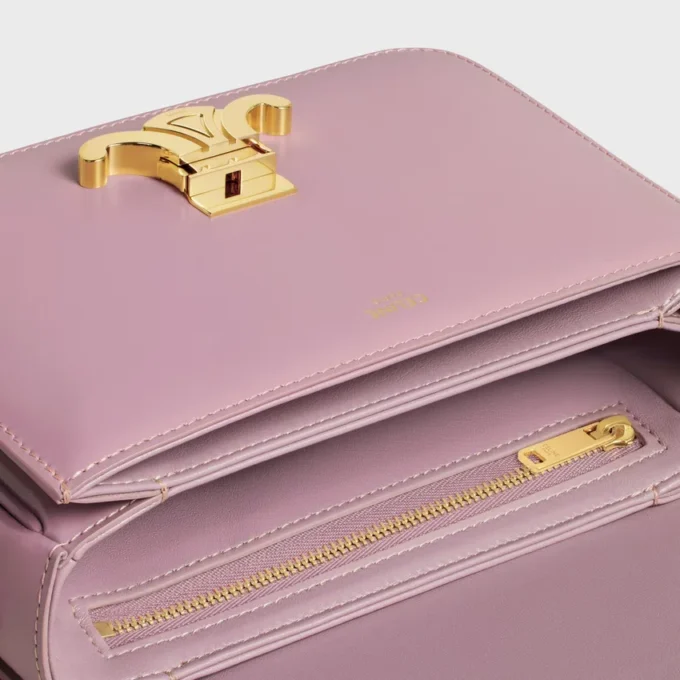 Sac Teen Triomphe en cuir de veau brillant Sac Teen Triomphe en cuir de veau brillant