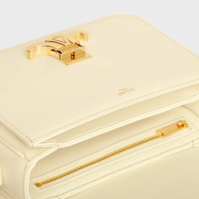 Sac Teen Triomphe en cuir de veau brillant