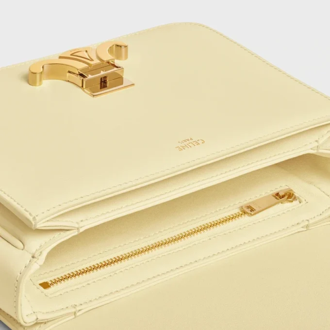 Sac Teen Triomphe en cuir de veau brillant