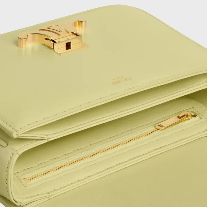 Sac Teen Triomphe en cuir de veau brillant