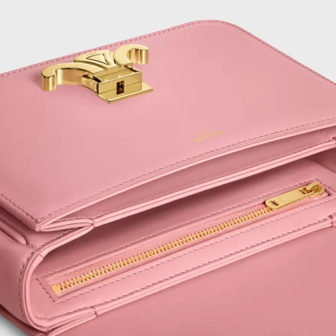 Sac Teen Triomphe en cuir de veau brillant