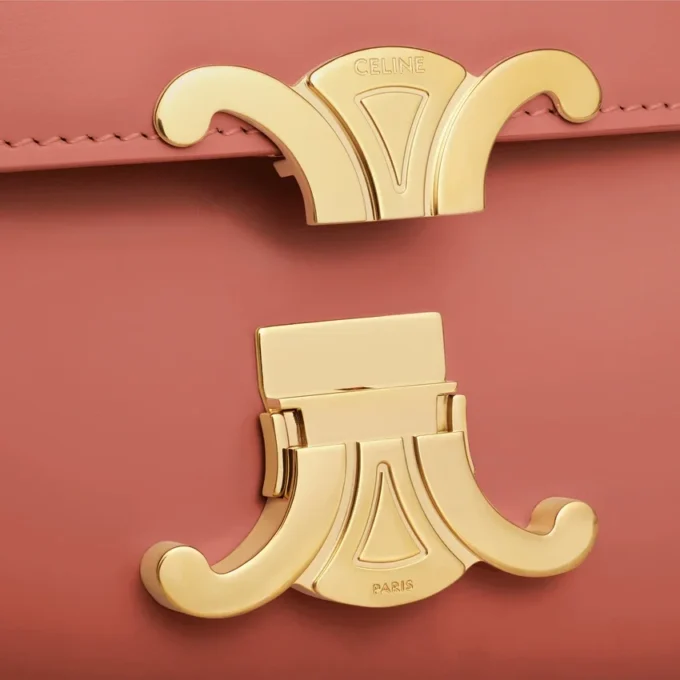 Sac Teen Triomphe en cuir de veau brillant