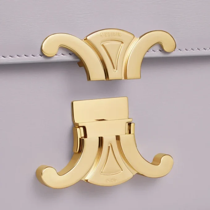 Sac Teen Triomphe en cuir de veau brillant