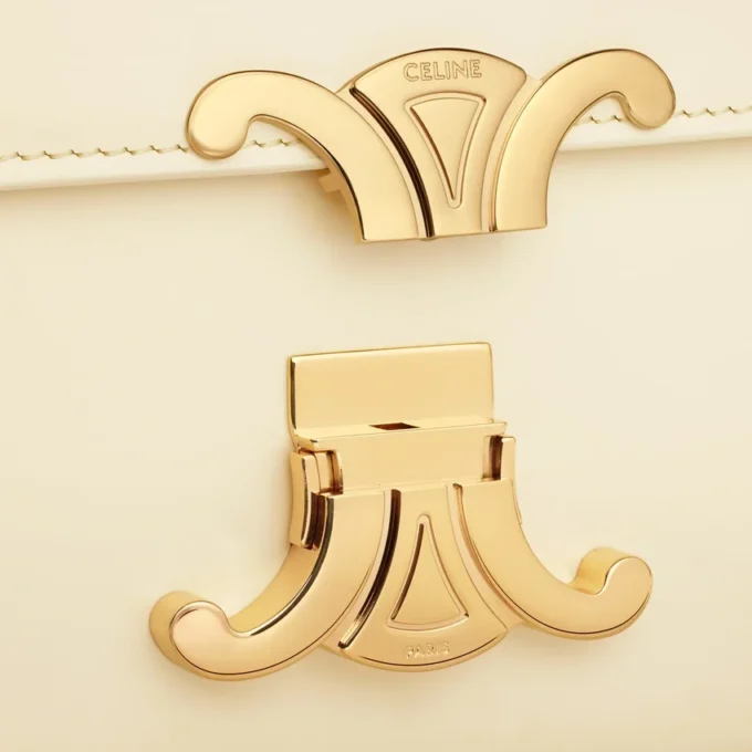 Sac Teen Triomphe en cuir de veau brillant