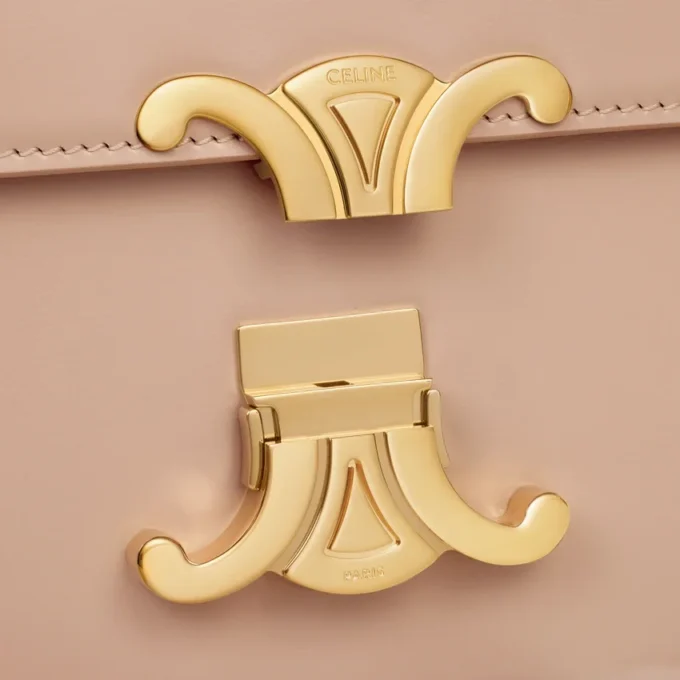 Sac Teen Triomphe en cuir de veau brillant