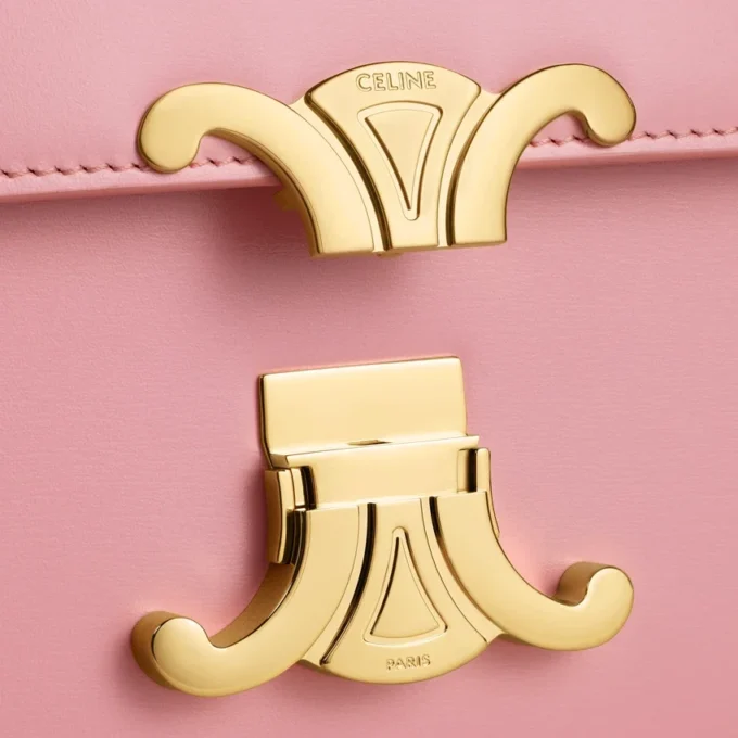 Sac Teen Triomphe en cuir de veau brillant
