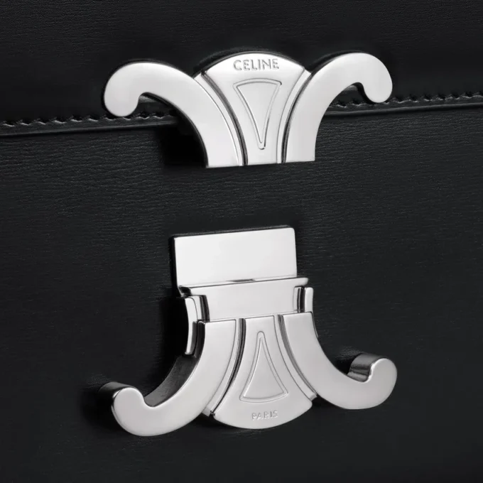 Sac Teen Triomphe en cuir de veau brillant