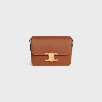 Sac Teen Triomphe en cuir de veau naturel