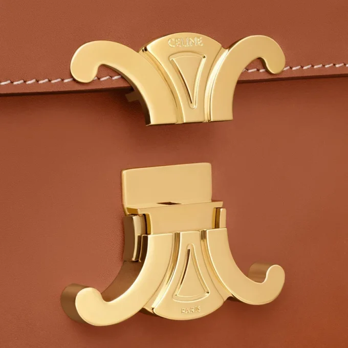 Sac Teen Triomphe en cuir de veau naturel