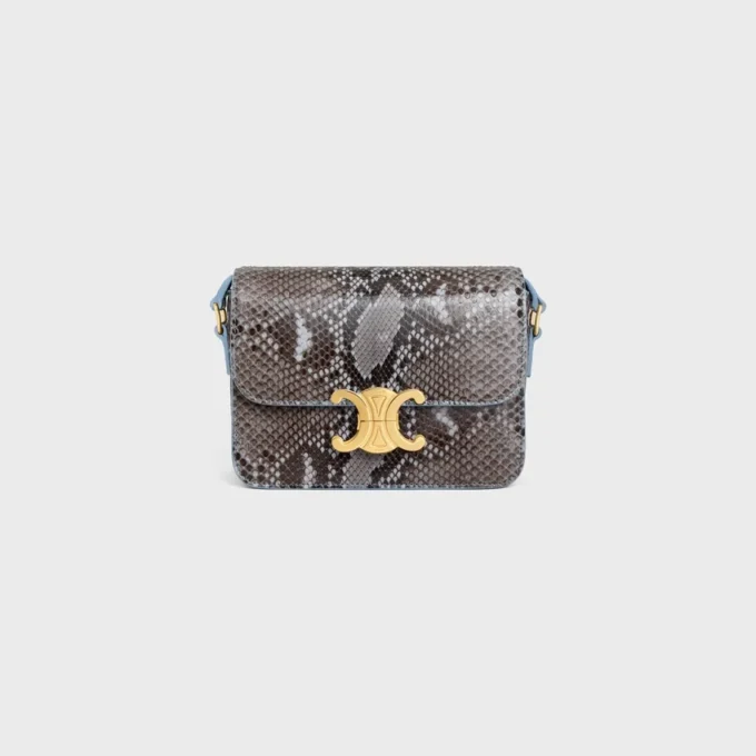 Sac Teen Triomphe en patchwork de python Sac Teen Triomphe en patchwork de python