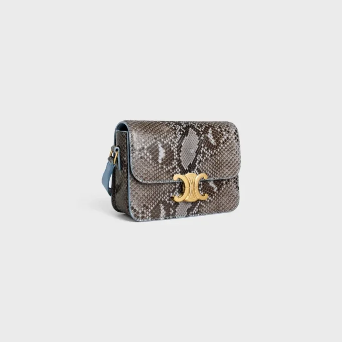 Sac Teen Triomphe en patchwork de python Sac Teen Triomphe en patchwork de python