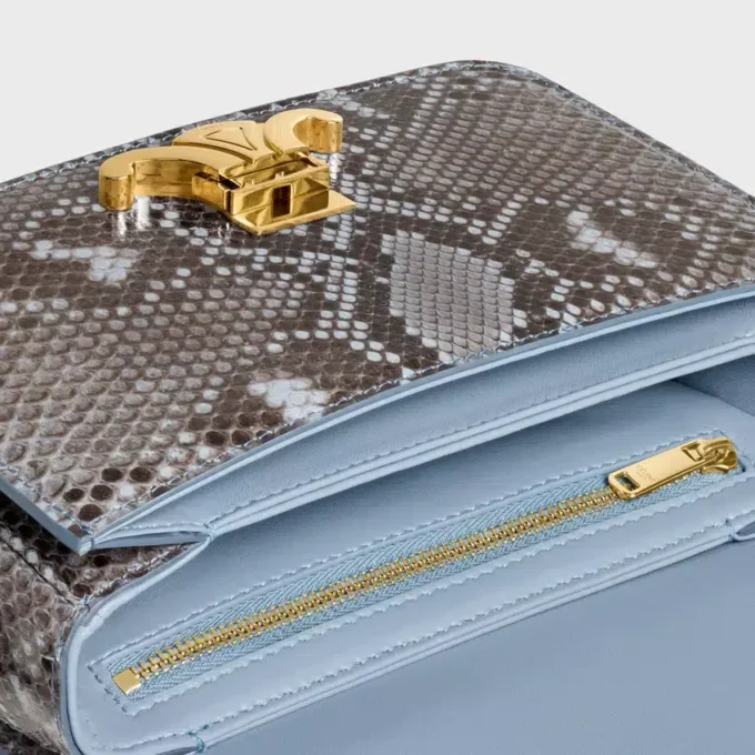 Sac Teen Triomphe en patchwork de python Sac Teen Triomphe en patchwork de python