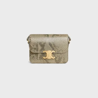 Sac Teen Triomphe en python nacré