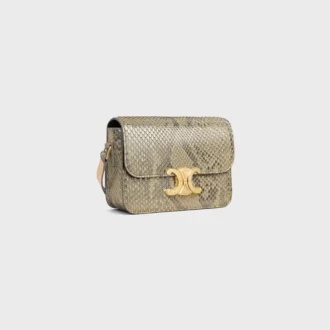 Sac Teen Triomphe en python nacré