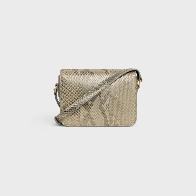 Sac Teen Triomphe en python nacré