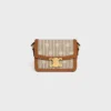 Sac Teen Triomphe en textile avec motif Triomphe intégral et cuir de veau