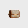 Sac Teen Triomphe en textile avec motif Triomphe intégral et cuir de veau
