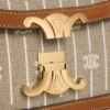 Sac Teen Triomphe en textile avec motif Triomphe intégral et cuir de veau