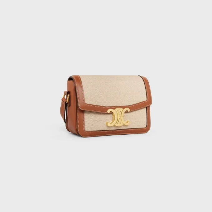 Sac Teen Triomphe en textile et cuir de veau