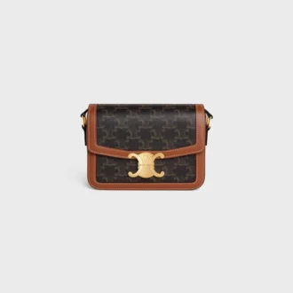 Sac Teen Triomphe en toile Triomphe Canvas et cuir de veau