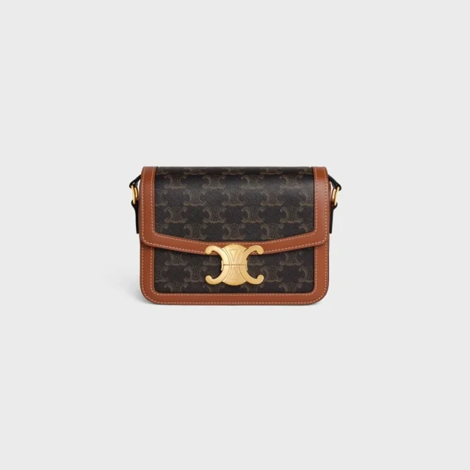 Sac Teen Triomphe en toile Triomphe Canvas et cuir de veau
