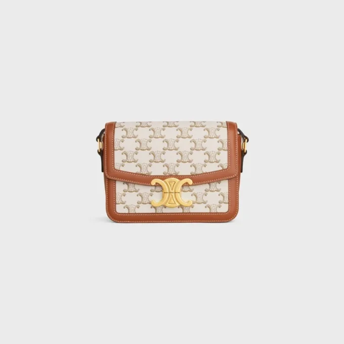 Sac Teen Triomphe en toile Triomphe Canvas et cuir de veau