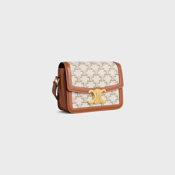 Sac Teen Triomphe en toile Triomphe Canvas et cuir de veau