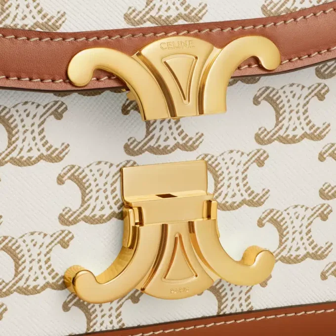 Sac Teen Triomphe en toile Triomphe Canvas et cuir de veau