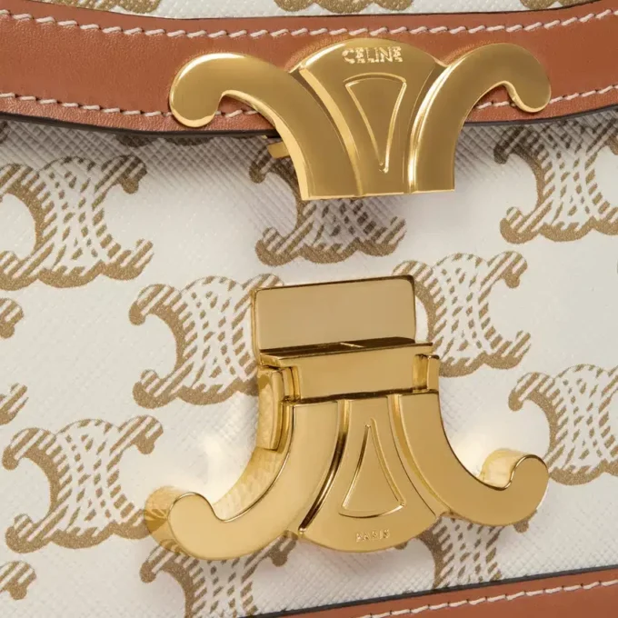 Sac Teen Triomphe en toile Triomphe Canvas et cuir de veau
