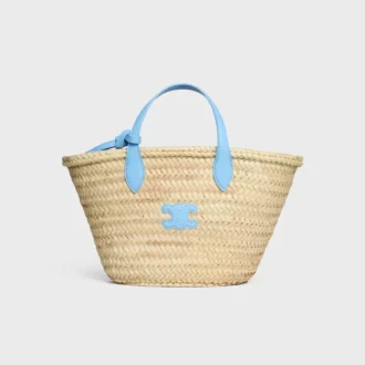 Sac Teen Triomphe Panier pour adolescent en feuilles de palmier et cuir de veau