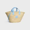 Sac Teen Triomphe Panier pour adolescent en feuilles de palmier et cuir de veau Sac Teen Triomphe Panier pour adolescent en feuilles de palmier et cuir de veau