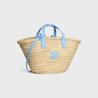Sac Teen Triomphe Panier pour adolescent en feuilles de palmier et cuir de veau