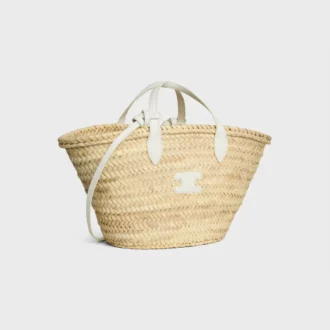 Sac Teen Triomphe Panier pour adolescent en feuilles de palmier et cuir de veau