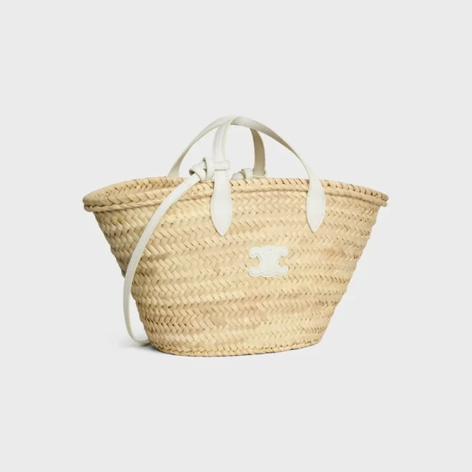 Sac Teen Triomphe Panier pour adolescent en feuilles de palmier et cuir de veau