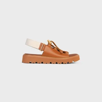 Sandales CELINE Billie Chunky en cuir de veau et textile