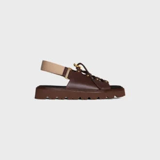 Sandales CELINE Billie Chunky en cuir de veau et textile