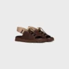 Sandales CELINE Billie Chunky en cuir de veau et textile