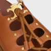Sandales CELINE Billie Chunky en cuir de veau et textile