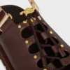 Sandales CELINE Billie Chunky en cuir de veau et textile