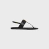Sandales CELINE Lympia Triomphe en cuir de veau
